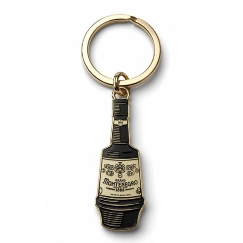 Amaro Montenegro Liqueur Bottle Metal Keychain