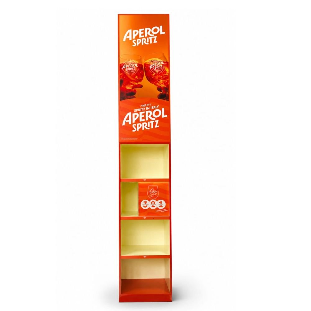 Aperol Spritz Cardboard POSM Display Stand