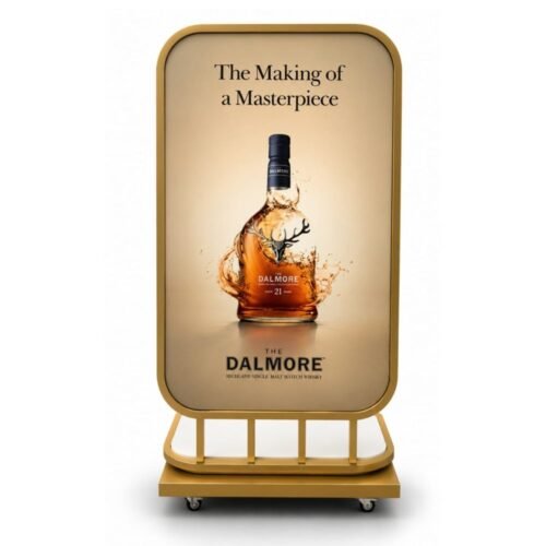 Dalmore Whisky Advertising Standee Mockup
