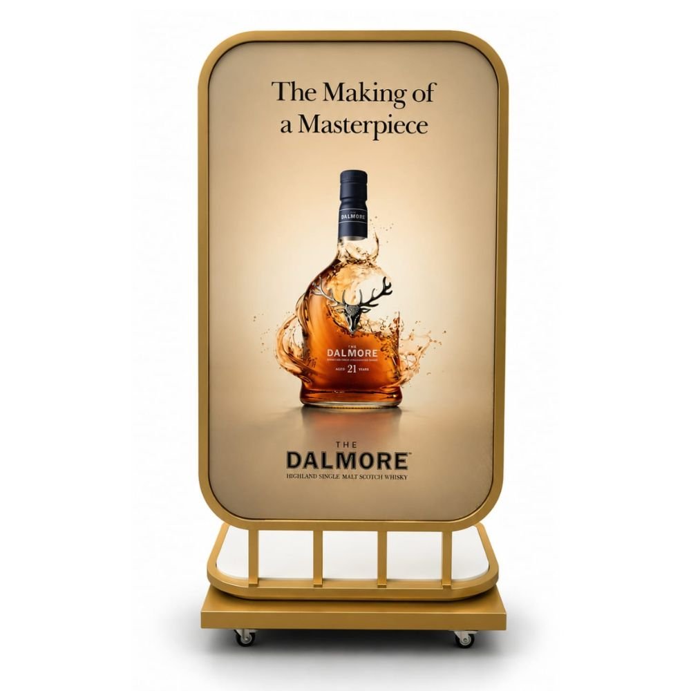 Dalmore Whisky Advertising Standee Mockup